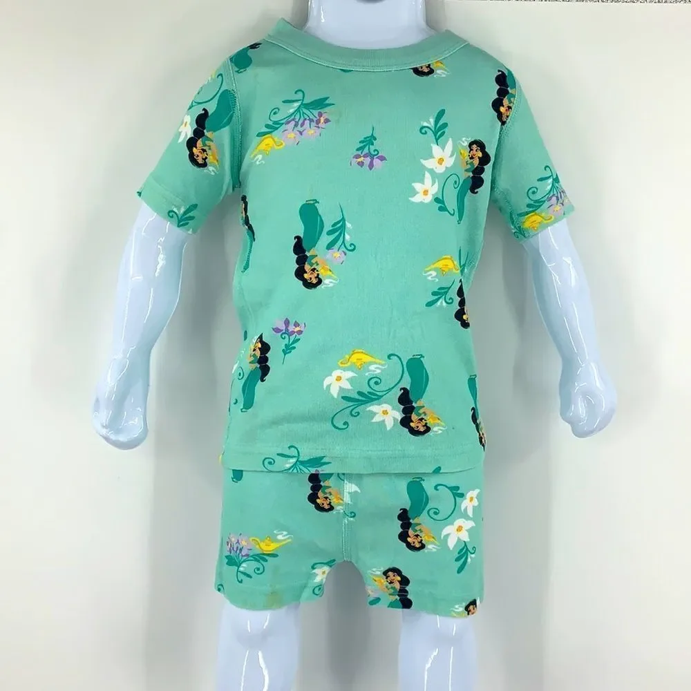 Hanna Andersson TLC Disney Aladdin Short PJ‎ Set 90